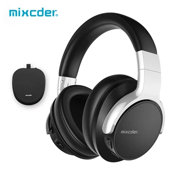Mixcder E7 aktywne tłumiące hałas słuchawki Bluetooth stereofoniczny zestaw słuchawkowy z mikrofonem głęboki bas bezprzewodowe słuchawki do telefonu