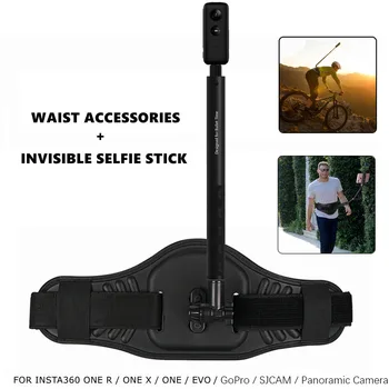 TUYU albo delikatnej biodrowy uchwyt Bullet Time Invisible Selfie Stick Insta360 ONE R X2 Back Bar Insta panoramiczne 360 akcesoria