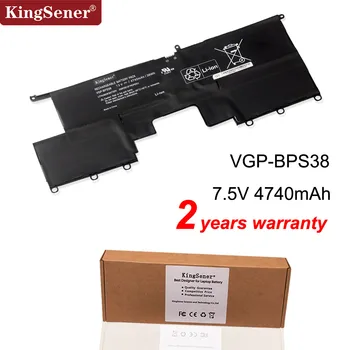 Kingsener VGP-BPS38 bateria do laptopa SONY VAIO PRO11 PRO13 SVP1321BPXB SVP13216PG SVP132A1CM SVP11217SCS BPS38 7.5 V 4740mAh