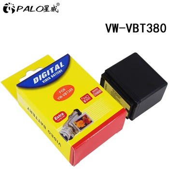 PALO 3900mAh VW-VBT380 VBT380 VW-VBT190 bateria+ USB podwójna ładowarka do Panasonic HC-V720,HC-V727,HC-V730,HC-V750,HC-V760,HC-V770