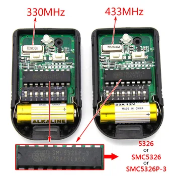 Malezja SMC5326 8dip przełącznik 330 Mhz pilot zdalnego sterowania SMC5326P-3 5326 330 Mhz uniwersalny bramy Drzwi pilot zdalnego sterowania