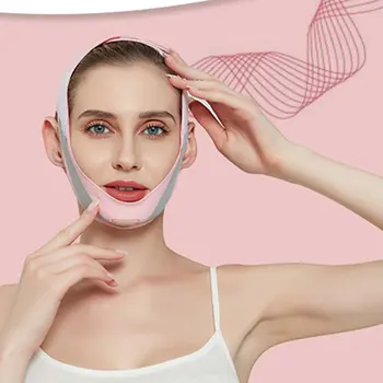 V-Kształtna Cienka Opaska Do Twarzy Redukuje Podwójny Podbródek Przeciw Zmarszczkom Slim Lift Up Facial Mask Lifting Slimming Massager Beauty Tools