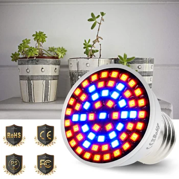 10PCS LED Grow Lamp Full Spectrum Garden LED Light 220V 3W 5W 7W Indoor Lighting LED Grow Lights Plants Hydroponic Grow Box