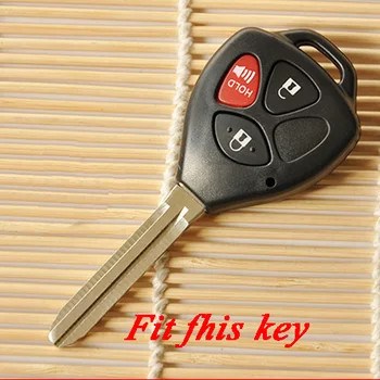 10 jednostek gumy silikonowej pokrywa kluczyka etui do Toyota Camry COROLLA Vios REIZ CROWN RAV4 3 przyciski kluczyka