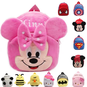 Disney Mickey Mouse pluszowe dzieci pluszowy plecak zabawka szkoła prezenty dla dzieci, chłopiec, dziewczyna, dziecko, uczeń torby mochila