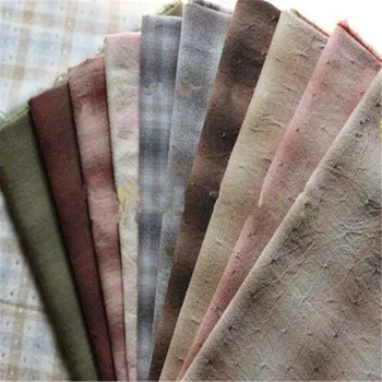 DIY Japan Little Cloth group przędza-barwione tkaniny do szycia ręcznie patchwork, quilting ,siatka pasek punkt przypadkowy 20 styl/lot 24*25