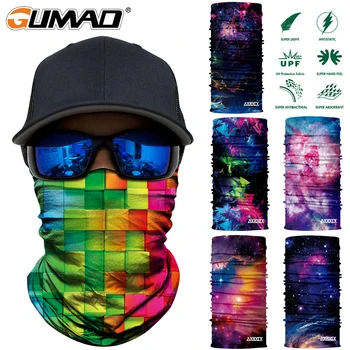3D bezszwowe chusty Galaxy Magic Neck Gaiter Face Cover sportowa narciarska maska Wędkarstwo jazda na Rowerze, piesze wycieczki bandana opaska na głowę szalik Mężczyźni Kobiety