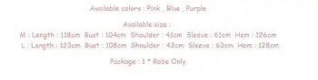Yomrzl A252 nowy przyjazd zimowy damski szlafrok rozgrzać one piece piżamy królewski szlafrok, wanna odzież kryty odzież