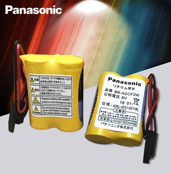 Panasonic 20 szt./lot BR-AGCF2W litowa 6V 2200mAh PLC bateria A98L-0031-0011 A06B-6093-K00 baterii z czarnymi końcówkami złącza