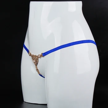 Seksowne stringi stringi z kamieniami szlachetnymi kobiety seksowna bielizna erotyczny styl otwarta krocza majtki przezroczyste krocza bielizna bdsm бондаг