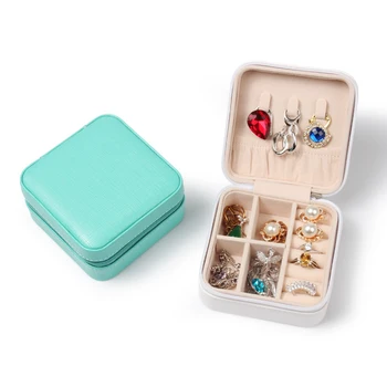 TA MINGREN małe zegarki szminka pudełko do przechowywania kobiet prezent sztuczna skóra podróży biżuteria organizator