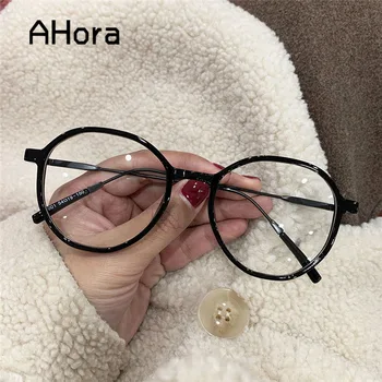 Ahora Retro Round Finished Myopia Glasses Women&Men Nearsight Eyeglasses With0 -1.0 -1.5 -2.0 -2.5 -3.0 -3.5 -4.0 Oprawki Okularowe