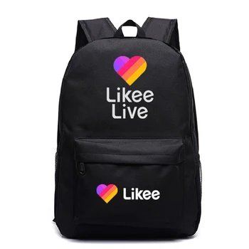 Likee plecak plecak ucznia LIKEE Wideo 1 Aplikacja laptopa plecak plecaki szkolne dla dziewczyn, nastolatków podróży moda Rosyjski styl