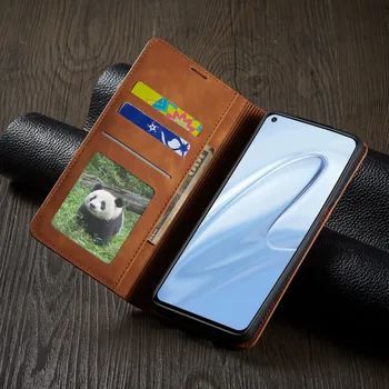 Skórzany pokrowiec dla Redmi Note 9 8 7 Pro 9S 9A 9C luksusowy matowy portfel na karty magnetyczne etui book etui do Xiaomi Poco X3 NFC
