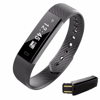 SOONHUA ID115 Sport Smart Band naręczny bransoletka Bransoletka fitness tracker monitor budzik Smartband dla iphone Android