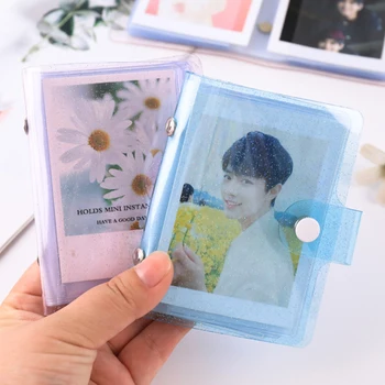 36 zdjęć Instax Album Jelly Color Photo Album Cute Mini Holds for Fuji Instax Mini & Name Card 7s 8 25 50s Mini Photo Album