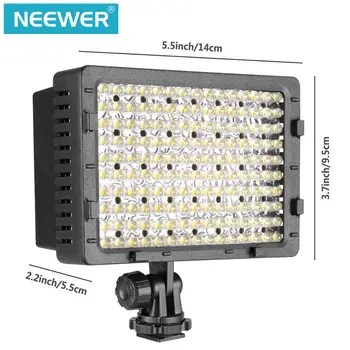 NEEWER 160 LED CN-160 Dimmable Ultra High Power Panel Digital Camera / Camcorder Video Light, LED Light for Digital SLR Camera