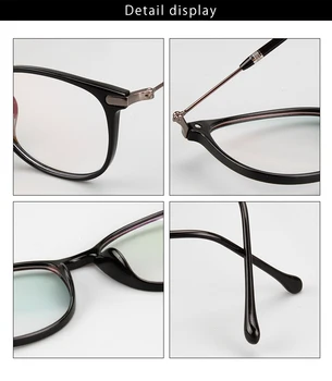 12025 nowy TR90 męski duży lekki pełna felgę do oczu okulary, prostokątna ramka męskie okulary krótkowzroczność okulary Rxable 12025