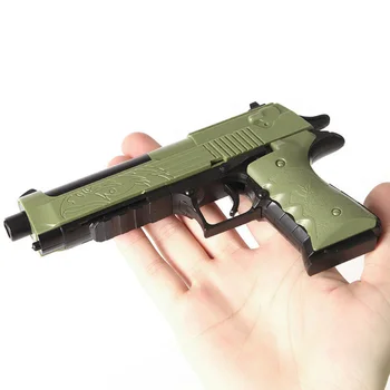 Enjoybay 45 szt. edukacyjne złożenia zabawki DIY pistolet Desert Eagle bloki zabawki urodziny Chirstmas prezenty dla dzieci