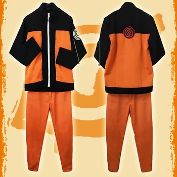 Naruto cosplay kostium Uzumaki odzież Шиппуден druga mundury i opaska na głowę Kunai dorosły Halloween odzież boże Narodzenie dress up