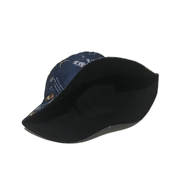 2019, bawełniana wiadro kapelusz gwiaździste niebo print Rybacki kapelusz odkryty podróży kapelusz roleta czapka czapki dla mężczyzn i kobiet