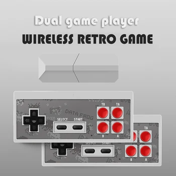 Konsola bezprzewodowa USB przenośny retro gra wbudowana 620 klasyczna 8 bitowa zabaw, mini konsola Move Duble Gamepad