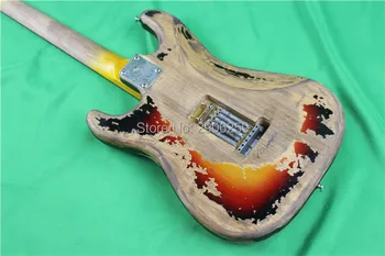 Super pamiątka klasyczna srv gitara elektryczna, ręczna robota szczegóły relikwie.master studio fantastyczna praca