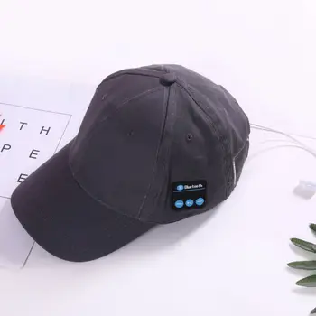 Nowa moda Bluebooth zestaw słuchawkowy kapelusz, czapka z daszkiem mężczyźni kobiety odkryty wypoczynek głośnomówiący muzyka słuchawki kapelusz