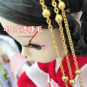 28 cm lalka Bjd 4D modelowanie rzęs multi-wspólne ruchomy chiński styl dziewczyna kostium odzież doll dress up dziecięca zabawka prezent