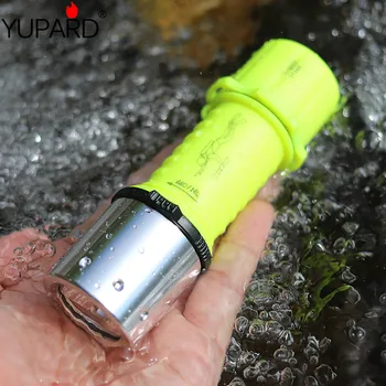 Yupard XM-L2 T6 LED Q5 LED nurkowania nurek wodoodporny podwodny latarka latarka 18650/AAA