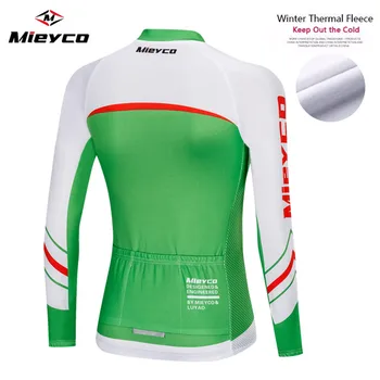 Mieyco zima jazda na Rowerze Jersey ciepła polarowa damska z długim rękawem top sportowy rower górski koszula rower kurtka wiatrówka wyścigu