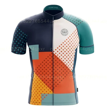 Zwycięstwo C 2020 nowy marka z krótkim rękawem jazda na Rowerze Jersey mężczyźni Mayo Ciclismo MTB odzież sportowa kolorowa linia odzież rowerowa
