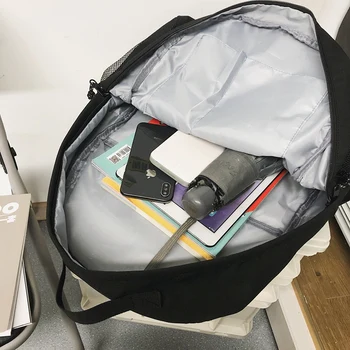 DIFA odblaskowy pasek Męski plecak kobiety wodoodporny nylon wkładka klamra szkolna torba dla studenta laptopa plecak