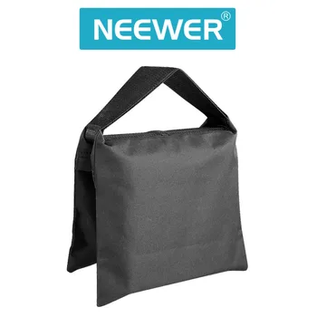 Neewer 6 Pack Black Sand Bag Photography Studio Video Stage Film Saddlebag for Light Stand Boom Arms statywy