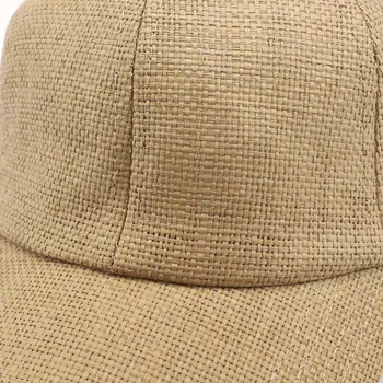 Letnie papierowe kapelusze ze słomy zakrzywione Snapback dla kobiet czapka z daszkiem khaki czarny beż kość słoniowa tato kapelusz dla mężczyzn oddychająca i fajna czapka