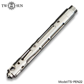 TWOSUN Micro Mini TC4 Titanium Alloy Tactical pen PenSelf Defense Pen Writing Pen Lock Key Ring Pen Pocket Pen EDC TS-PEN22