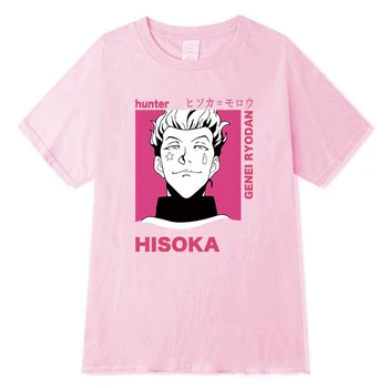 Anime Hunter X Hunter Hisoka Printed Fashion Men Hip Hop T-shirt Tops