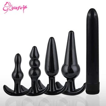 5 szt./kpl. silikonowe unisex seks analny zabawki anal wibrator dildo dla dorosłych sex towary wibrujący korek analny sex zabawki dla kobiet mężczyzn
