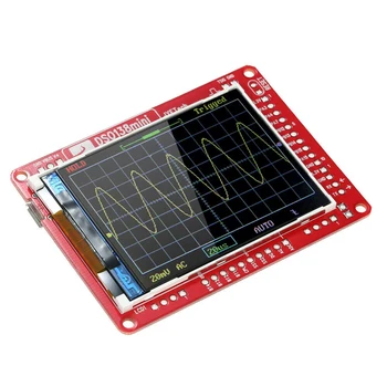 DSO138 Mini Digital Pre-lutowane TFT LCD Oscilloscope Kit DIY Practical Test Electronic Learning Portable With Case Analyzer