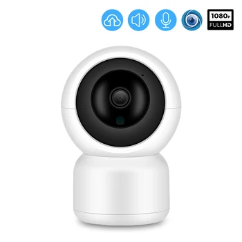 Hamrolte 1080P Wifi Baby Camera Monior PT Mini Dome Camera Auto Tracking Motion Detection dwukierunkowe audio mogą być przechowywane
