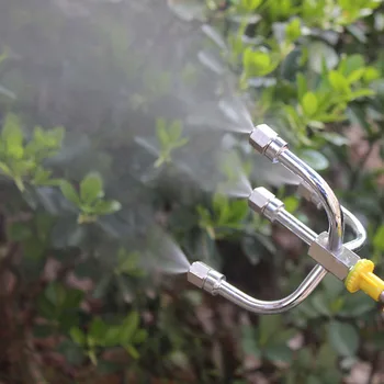 1szt stal nierdzewna 4 sposoby gniazdka pestycyd natrysku dyszy elektryczny rozpylacz osprzęt rolniczy ultra cienka mgła dyszy