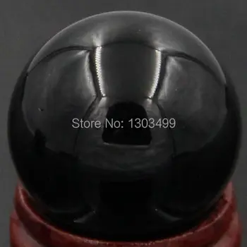 Darmowa wysyłka na naturalny kamień klejnot 30 mm czarny obsydian kula kryształowa kula chakra uzdrowienie reiki rzeźba rzemiosło