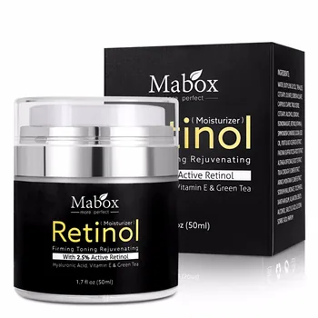50 ml Mabox nawilżający krem do twarzy czysty retinol krem olej kontrola kwas hialuronowy antiaggregant usunąć zmarszczki gładki krem