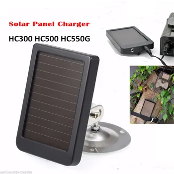Myśliwski kamera 9V panel słoneczny zasilacz ładowarka zewnętrzna moc dla Trail Cam HC300 HC300M HC500G HC500M bateria słoneczna