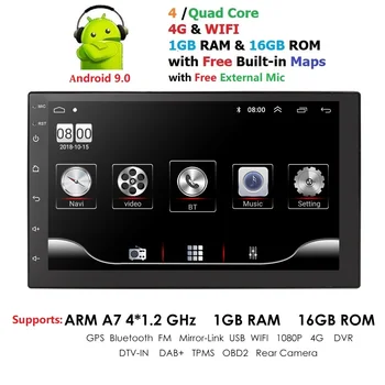 2.5 D Android 2din samochodowy multimedialny odtwarzacz MP5 radio GPS Navi WIFI odpowiednie Radio samochodowe 7