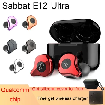 Sabbat E12 Ultra APTX bezprzewodowe słuchawki Bluetooth 5.0 Tws Sport True Wireless Earbuds шумоподавляющая zestaw słuchawkowy z przedwzmacniaczami słuchawkami