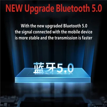 Oryginalny Lenovo HX106 Bezprzewodowej Bluetooth zestaw Zaczepu na ucho Bluetooth 5.0 słuchawki z mikrofonem 40 godzin jazdy zestawu słuchawkowego