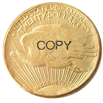 USA 1908 - 1933 SAINT GAUDENS $20 złoty dolar pozłacane kopia monety
