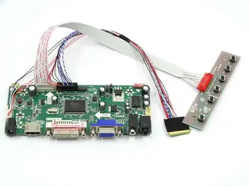 Yqwsyxl Control Board Monitor Kit for BT101IW03 V. 1 V1 HDMI+DVI+VGA LCD LED screen Controller Board Driver