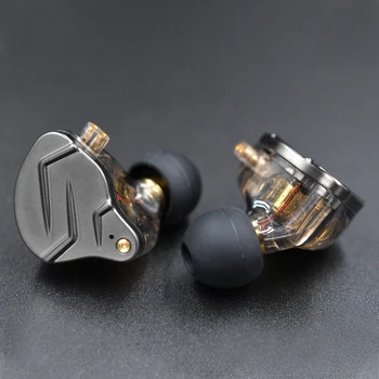 KZ ZSN Pro In-Ear słuchawki technologia hybrydowa 1BA 1DD HIFI Bass, metalowe słuchawki Bluetooth Sport шумоподавляющая zestaw słuchawkowy monitor